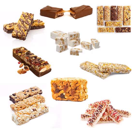 Línea de producción de chocolate Barra de cereal Línea de producción de barra de grano