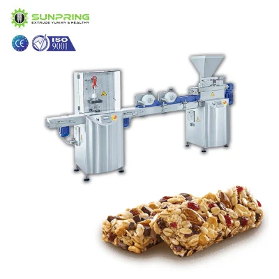 Línea de producción a granel de barra de proteína de larga vida útil + Línea de producción vegana de barra de proteína + Línea de producción Orac de barra de cereal